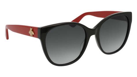 occhiali donna gucci gg0097s|GUCCI Cat Eye GG Sunglasses GG0097S Multicolor.